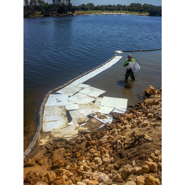 WP12 White Absorbent Mats | Absorbent Pads | Fuel Oil Absorbent Mats | Fuel & Oil Abosorbent Mats | Spill Kits | Oil spill clean up | petrol spill clean up | Brisbane | Sydney | Melbourne | Perth
